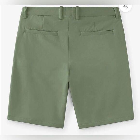 NWT SWET TAILOR Men’s Sage Green 8” Chino Short Regular Fit - Size 29 - Picture 8 of 10